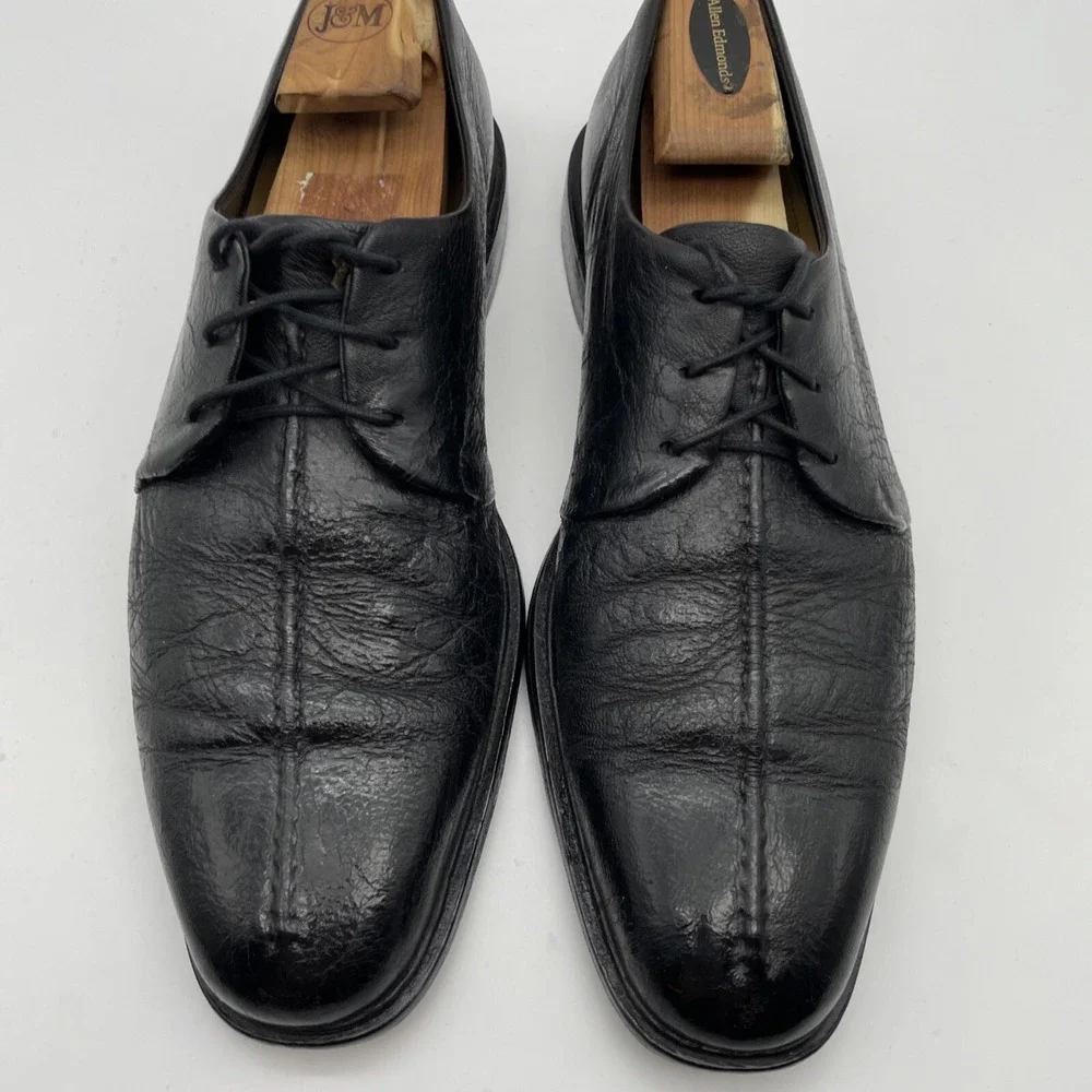 Cole Haan Beckett Black Pebbled Leather‎ Oxford Dress Shoes Mens Sz 10 C06399